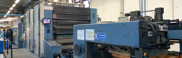 SOLD! 2 Colors Printing Line brand KBA mod. MetalStar 1