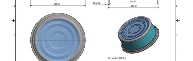 Second hand Automatic line for deep drawn cans 63×25 mm